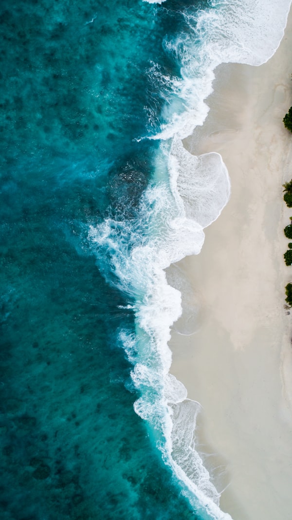 汹涌的海浪景象